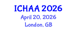 International Conference on Healthy and Active Aging (ICHAA) April 20, 2026 - London, United Kingdom International Conference on Healthy and Active Aging (ICHAA) April 20, 2026 - London, United Kingdom