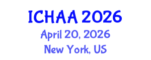International Conference on Healthy and Active Aging (ICHAA) April 20, 2026 - New York, United States International Conference on Healthy and Active Aging (ICHAA) April 20, 2026 - New York, United States