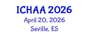 International Conference on Healthy and Active Aging (ICHAA) April 20, 2026 - Seville, Spain International Conference on Healthy and Active Aging (ICHAA) April 20, 2026 - Seville, Spain