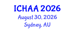International Conference on Healthy and Active Aging (ICHAA) August 30, 2026 - Sydney, Australia International Conference on Healthy and Active Aging (ICHAA) August 30, 2026 - Sydney, Australia