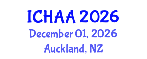 International Conference on Healthy and Active Aging (ICHAA) December 01, 2026 - Auckland, New Zealand International Conference on Healthy and Active Aging (ICHAA) December 01, 2026 - Auckland, New Zealand