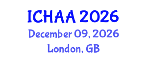 International Conference on Healthy and Active Aging (ICHAA) December 09, 2026 - London, United Kingdom International Conference on Healthy and Active Aging (ICHAA) December 09, 2026 - London, United Kingdom