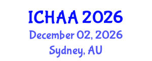 International Conference on Healthy and Active Aging (ICHAA) December 02, 2026 - Sydney, Australia International Conference on Healthy and Active Aging (ICHAA) December 02, 2026 - Sydney, Australia