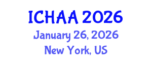 International Conference on Healthy and Active Aging (ICHAA) January 26, 2026 - New York, United States International Conference on Healthy and Active Aging (ICHAA) January 26, 2026 - New York, United States