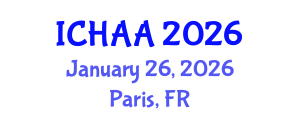 International Conference on Healthy and Active Aging (ICHAA) January 26, 2026 - Paris, France