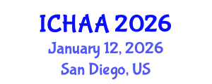 International Conference on Healthy and Active Aging (ICHAA) January 12, 2026 - San Diego, United States International Conference on Healthy and Active Aging (ICHAA) January 12, 2026 - San Diego, United States