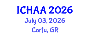 International Conference on Healthy and Active Aging (ICHAA) July 03, 2026 - Corfu, Greece International Conference on Healthy and Active Aging (ICHAA) July 03, 2026 - Corfu, Greece