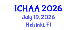 International Conference on Healthy and Active Aging (ICHAA) July 19, 2026 - Helsinki, Finland International Conference on Healthy and Active Aging (ICHAA) July 19, 2026 - Helsinki, Finland