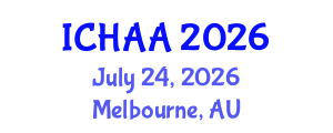 International Conference on Healthy and Active Aging (ICHAA) July 24, 2026 - Melbourne, Australia International Conference on Healthy and Active Aging (ICHAA) July 24, 2026 - Melbourne, Australia