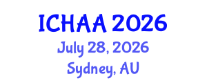 International Conference on Healthy and Active Aging (ICHAA) July 28, 2026 - Sydney, Australia International Conference on Healthy and Active Aging (ICHAA) July 28, 2026 - Sydney, Australia
