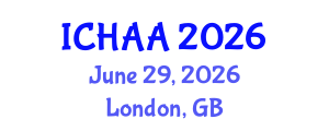 International Conference on Healthy and Active Aging (ICHAA) June 29, 2026 - London, United Kingdom International Conference on Healthy and Active Aging (ICHAA) June 29, 2026 - London, United Kingdom