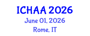International Conference on Healthy and Active Aging (ICHAA) June 01, 2026 - Rome, Italy
