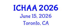 International Conference on Healthy and Active Aging (ICHAA) June 15, 2026 - Toronto, Canada