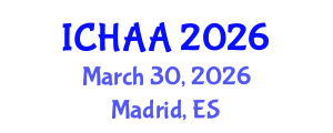 International Conference on Healthy and Active Aging (ICHAA) March 30, 2026 - Madrid, Spain International Conference on Healthy and Active Aging (ICHAA) March 30, 2026 - Madrid, Spain