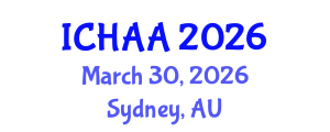 International Conference on Healthy and Active Aging (ICHAA) March 30, 2026 - Sydney, Australia International Conference on Healthy and Active Aging (ICHAA) March 30, 2026 - Sydney, Australia