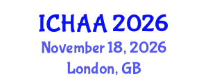 International Conference on Healthy and Active Aging (ICHAA) November 18, 2026 - London, United Kingdom International Conference on Healthy and Active Aging (ICHAA) November 18, 2026 - London, United Kingdom