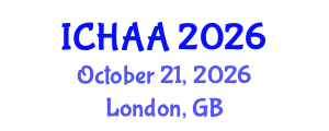 International Conference on Healthy and Active Aging (ICHAA) October 21, 2026 - London, United Kingdom International Conference on Healthy and Active Aging (ICHAA) October 21, 2026 - London, United Kingdom