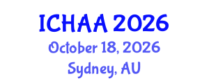 International Conference on Healthy and Active Aging (ICHAA) October 18, 2026 - Sydney, Australia International Conference on Healthy and Active Aging (ICHAA) October 18, 2026 - Sydney, Australia