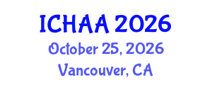 International Conference on Healthy and Active Aging (ICHAA) October 25, 2026 - Vancouver, Canada International Conference on Healthy and Active Aging (ICHAA) October 25, 2026 - Vancouver, Canada