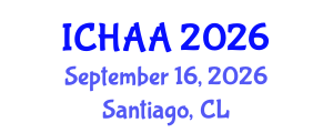 International Conference on Healthy and Active Aging (ICHAA) September 16, 2026 - Santiago, Chile International Conference on Healthy and Active Aging (ICHAA) September 16, 2026 - Santiago, Chile