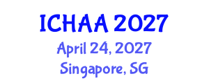 International Conference on Healthy and Active Aging (ICHAA) April 24, 2027 - Singapore, Singapore International Conference on Healthy and Active Aging (ICHAA) April 24, 2027 - Singapore, Singapore