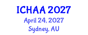 International Conference on Healthy and Active Aging (ICHAA) April 24, 2027 - Sydney, Australia International Conference on Healthy and Active Aging (ICHAA) April 24, 2027 - Sydney, Australia
