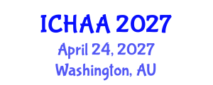 International Conference on Healthy and Active Aging (ICHAA) April 24, 2027 - Washington, Australia International Conference on Healthy and Active Aging (ICHAA) April 24, 2027 - Washington, Australia