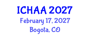 International Conference on Healthy and Active Aging (ICHAA) February 17, 2027 - Bogota, Colombia International Conference on Healthy and Active Aging (ICHAA) February 17, 2027 - Bogota, Colombia