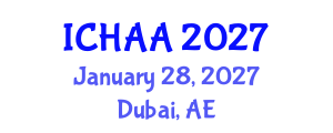 International Conference on Healthy and Active Aging (ICHAA) January 28, 2027 - Dubai, United Arab Emirates International Conference on Healthy and Active Aging (ICHAA) January 28, 2027 - Dubai, United Arab Emirates