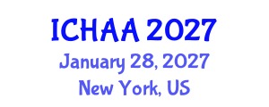 International Conference on Healthy and Active Aging (ICHAA) January 28, 2027 - New York, United States