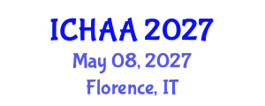 International Conference on Healthy and Active Aging (ICHAA) May 08, 2027 - Florence, Italy International Conference on Healthy and Active Aging (ICHAA) May 08, 2027 - Florence, Italy