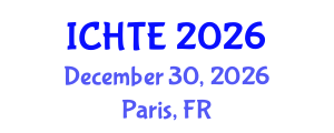 International Conference on Heat and Thermal Energy (ICHTE) December 30, 2026 - Paris, France International Conference on Heat and Thermal Energy (ICHTE) December 30, 2026 - Paris, France