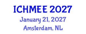 International Conference on Heavy Metals in the Environment and Ecosystems (ICHMEE) January 21, 2027 - Amsterdam, Netherlands International Conference on Heavy Metals in the Environment and Ecosystems (ICHMEE) January 21, 2027 - Amsterdam, Netherlands
