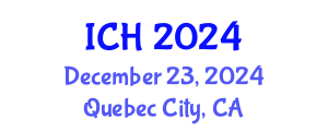 International Conference on Hematology (ICH) December 23, 2024 - Quebec City, Canada