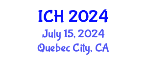 International Conference on Hematology (ICH) July 15, 2024 - Quebec City, Canada