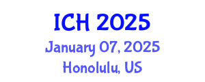 International Conference on Hematology (ICH) January 07, 2025 - Honolulu, United States