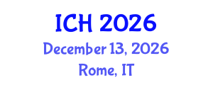 International Conference on Hematology (ICH) December 13, 2026 - Rome, Italy International Conference on Hematology (ICH) December 13, 2026 - Rome, Italy