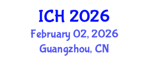 International Conference on Hematology (ICH) February 02, 2026 - Guangzhou, China International Conference on Hematology (ICH) February 02, 2026 - Guangzhou, China