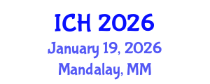 International Conference on Hematology (ICH) January 19, 2026 - Mandalay, Myanmar International Conference on Hematology (ICH) January 19, 2026 - Mandalay, Myanmar