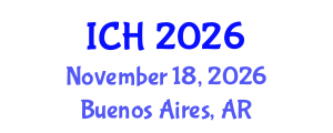International Conference on Hematology (ICH) November 18, 2026 - Buenos Aires, Argentina International Conference on Hematology (ICH) November 18, 2026 - Buenos Aires, Argentina