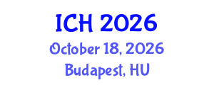 International Conference on Hematology (ICH) October 18, 2026 - Budapest, Hungary International Conference on Hematology (ICH) October 18, 2026 - Budapest, Hungary