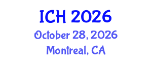 International Conference on Hematology (ICH) October 28, 2026 - Montreal, Canada International Conference on Hematology (ICH) October 28, 2026 - Montreal, Canada