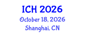 International Conference on Hematology (ICH) October 18, 2026 - Shanghai, China International Conference on Hematology (ICH) October 18, 2026 - Shanghai, China