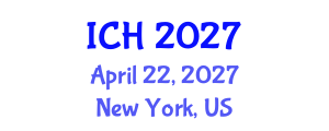 International Conference on Hematology (ICH) April 22, 2027 - New York, United States International Conference on Hematology (ICH) April 22, 2027 - New York, United States
