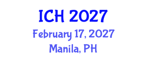 International Conference on Hematology (ICH) February 17, 2027 - Manila, Philippines International Conference on Hematology (ICH) February 17, 2027 - Manila, Philippines