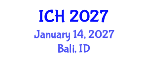 International Conference on Hematology (ICH) January 14, 2027 - Bali, Indonesia International Conference on Hematology (ICH) January 14, 2027 - Bali, Indonesia