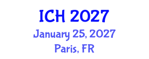 International Conference on Hematology (ICH) January 25, 2027 - Paris, France International Conference on Hematology (ICH) January 25, 2027 - Paris, France