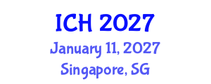 International Conference on Hematology (ICH) January 11, 2027 - Singapore, Singapore International Conference on Hematology (ICH) January 11, 2027 - Singapore, Singapore