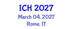 International Conference on Hematology (ICH) March 04, 2027 - Rome, Italy International Conference on Hematology (ICH) March 04, 2027 - Rome, Italy