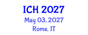 International Conference on Hematology (ICH) May 03, 2027 - Rome, Italy International Conference on Hematology (ICH) May 03, 2027 - Rome, Italy